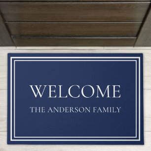 Personalized Family Name Welcome Doormat
