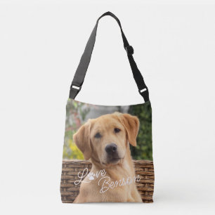 Personalized Family Pet Photo Keepsake Dog Lover Crossbody Bag