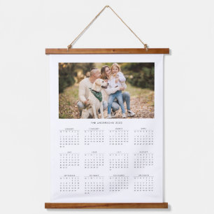 Personalized Family Photo 2013 Calender Hanging Tapestry