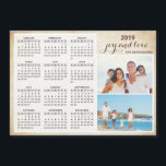 Personalized Family Photo 2019 Magnet Calendar<br><div class="desc">Create your own magnet photo calendar. Customize a 2019 calendar with personal photos. It's a cute idea for the family,  couples,  grandparents,  friends and even workmates for the Christmas,  New Year or any occasions.</div>