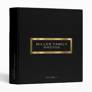 Personalized Family Photo Album Monogram Frame Binder