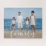 Personalized Family Photo and Name Custom Quality Jigsaw Puzzle<br><div class="desc">Add your photo and text to create a one-of-a-kind puzzle.  Perfect for birthday and holiday gift giving.</div>