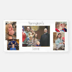 Personalized Family Photo Banner