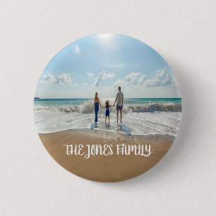 Personalized Family Photo Button