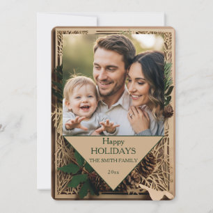 Personalized Family Photo Christmas Holiday Card
