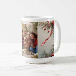 Personalized Family Photo Christmas Mug | Custom H