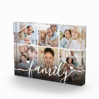 Personalized Family Photo Collage Acrylic