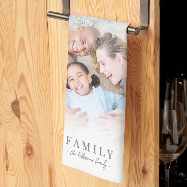 Personalized Family Photo Collage Kitchen Towel (Personalized Family Photo Collage kitchen towel )