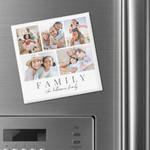 Personalized Family Photo Collage Magnet