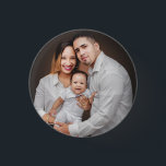 Personalized Family Photo Custom   1 Inch Round Button<br><div class="desc">Personalized Family Photo Custom button</div>