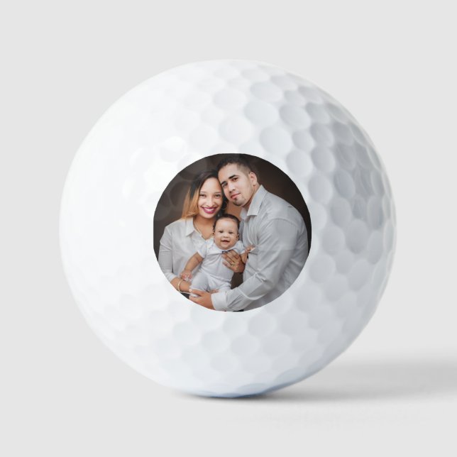 Personalized Family Photo Custom    Golf Balls (Front)