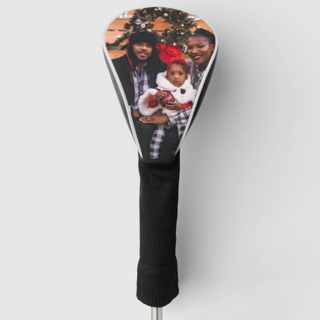 Personalized Family Photo Custom Golf Head Cover (Front)