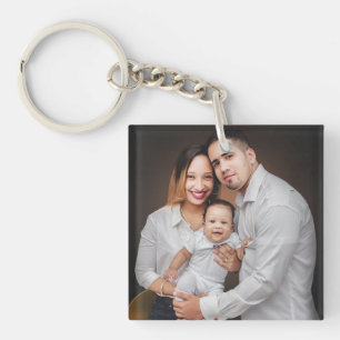 Personalized Family Photo Custom   Keychain