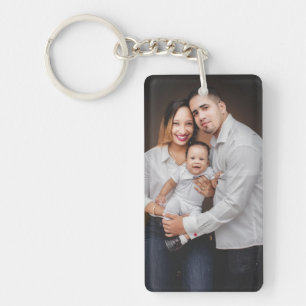 Personalized Family Photo Custom Keychain