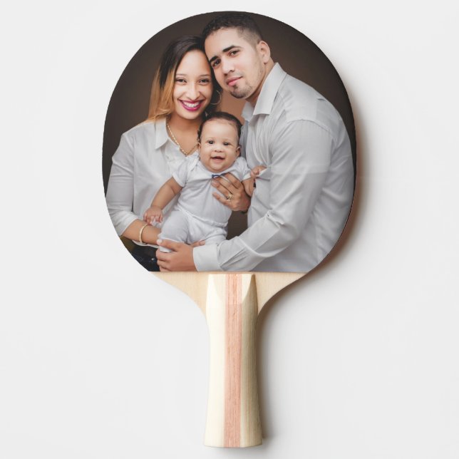 Personalized Family Photo Custom   Ping Pong Paddle (Front)