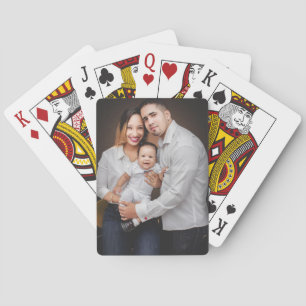 Personalized Family Photo Custom Playing Cards