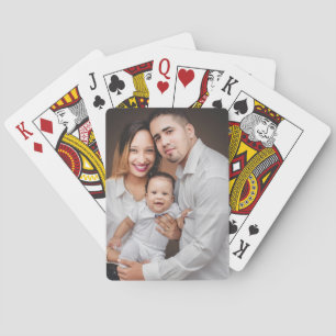 Personalized Family Photo Custom   Playing Cards