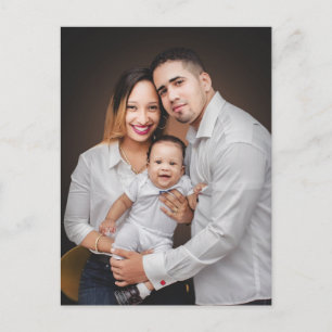 Personalized Family Photo Custom Postcard
