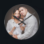 Personalized Family Photo Custom Round Clock<br><div class="desc">Personalized Family Photo Custom Round Clock</div>