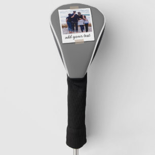 Personalized Family Photo & Custom Text Golf Head Cover