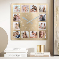 Personalized Family Photo Elegant Gold
