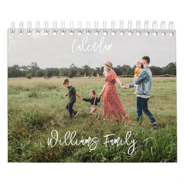  Personalized Family Photo gift Calendar (Cover)