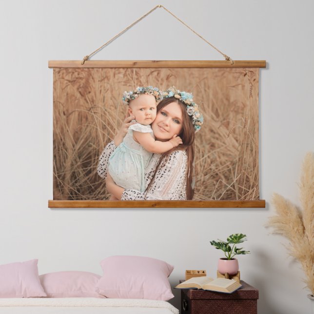 Personalized Family Photo  Hanging Tapestry (Bedroom)