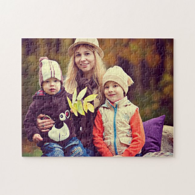 Personalized Family Photo Jigsaw Puzzle (Horizontal)