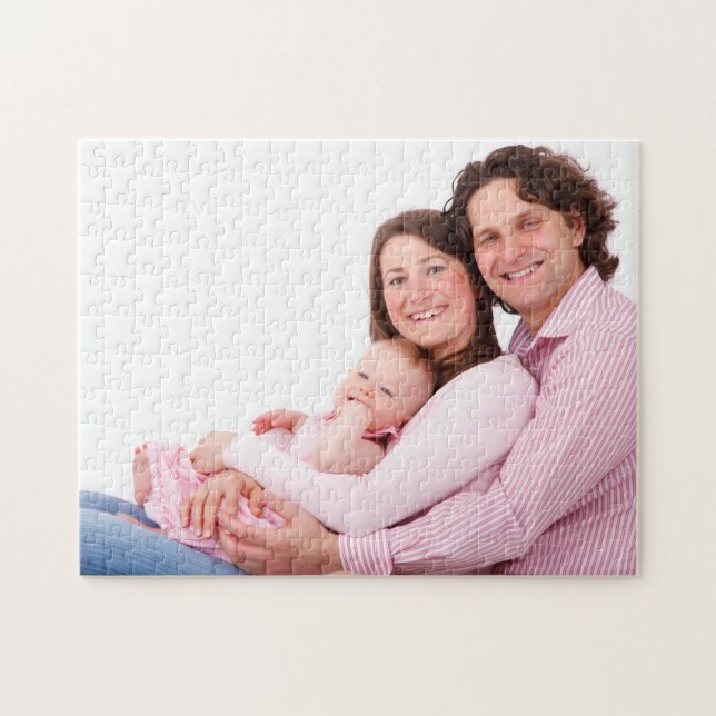 Personalized Family Photo Jigsaw Puzzle (Horizontal)
