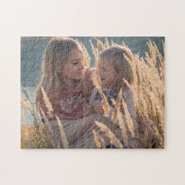 Personalized Family Photo Jigsaw Puzzle (Horizontal)