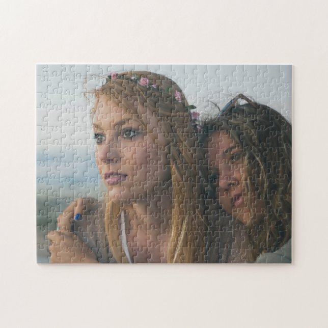 Personalized Family Photo Jigsaw Puzzle (Horizontal)