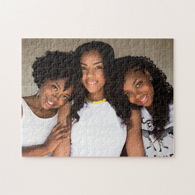 Personalized Family Photo Jigsaw Puzzle (Horizontal)
