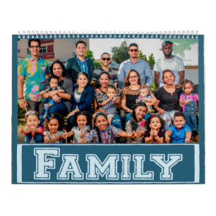 Personalized Family Photo Keepsake Calendar