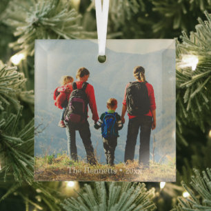 Personalized Family Photo Keepsake Ornament