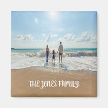 Personalized Family Photo Magnet