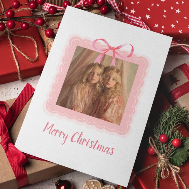 Personalized Family Photo Merry Christmas Card (Creator Uploaded)