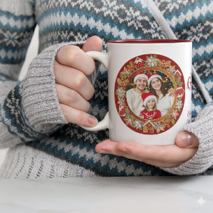 Personalized Family Photo - Merry Christmas Mug