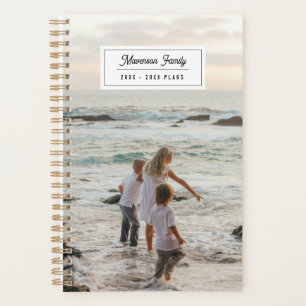 Personalized Family Photo Monthly Weekly 2027 Planner