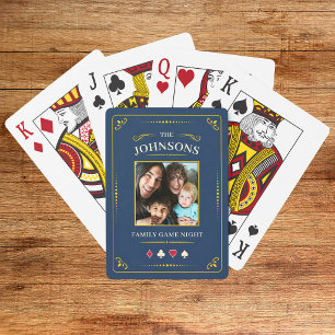 Personalized Family Photo Playing Cards