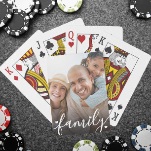 Personalized Family Photo Playing Cards