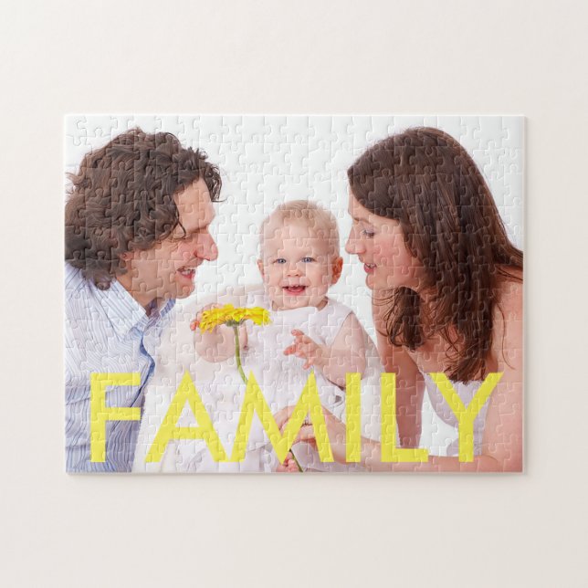 Personalized Family Photo Puzzle (Horizontal)