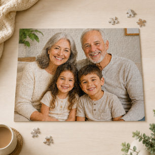 Personalized Family Photo Puzzle for Grandparents