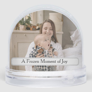 Personalized Family Photo Snow Globe