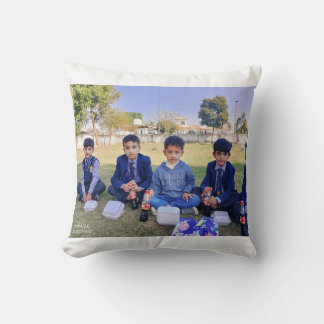 Personalized Family Photo Throw Pillows - two side