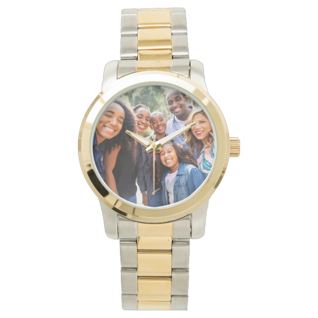 Personalized Family Photo Watch for Mom (Front)