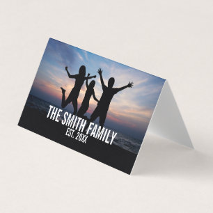 Personalized Family Photo with Family Name