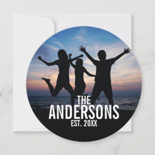 Personalized Family Photo with Family Name