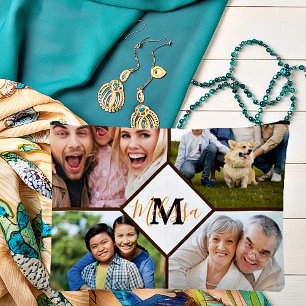 Personalized family photos accessory pouch