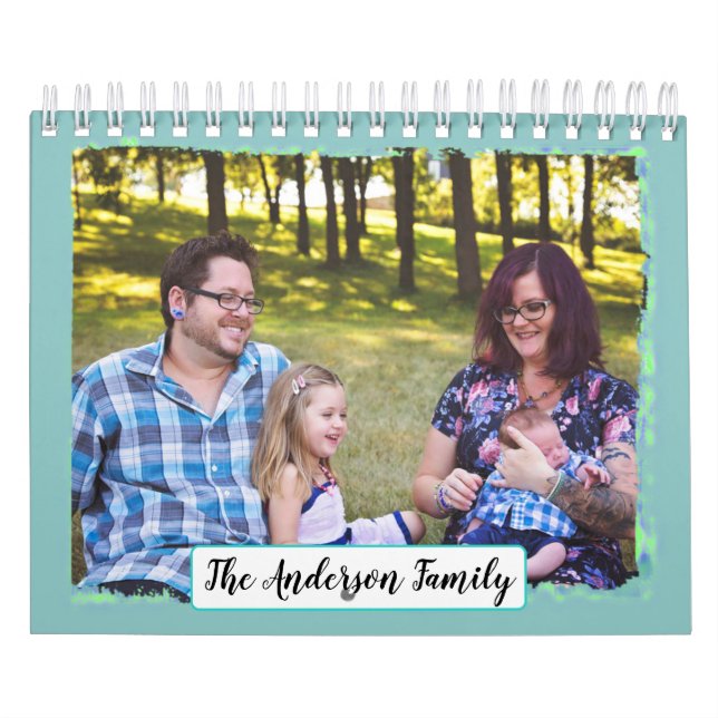 Personalized Family Photos Calendar (Cover)