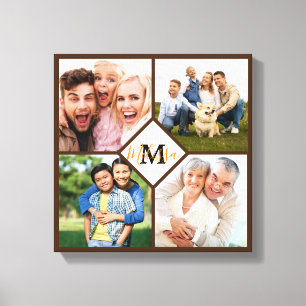 Personalized family photos  canvas print